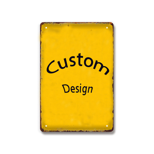 Biển Hiệu Kim Loại Thăng Hoa 9X12 Biển Hiệu Thiếc Trắng Trang Trí Treo Tường Biểu Tượng Tùy Chỉnh 20*30 - Product Image 4