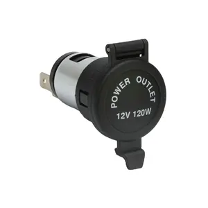 ซ็อกเก็ตที่จุดบุหรี่ในรถยนต์12โวลต์,ปลั๊กเต้าเสียบเต้าเสียบรถยนต์รถบรรทุกเรือมอเตอร์ไซค์คุณภาพ100% และแบรนด์ใหม่ - Product Image 1