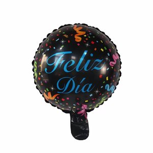 10 pollici Spagnolo Foglio di Palloncini Feliz dia buon giorno Mylar Palloncino A Elio decorazione Felice Festa di Compleanno Rotonda Baloes globos - Product Image 3