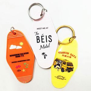 Llaveros Personalizados al por Mayor para Hoteles, Llaveros de Plástico en Blanco para Sublimación con Impresión UV, Llaveros Personalizados para Habitaciones de Motel - Product Image 2