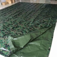 Bâche de toiture en PE imperméable, camouflage, anti-UV, 120 GSM, poids moyen