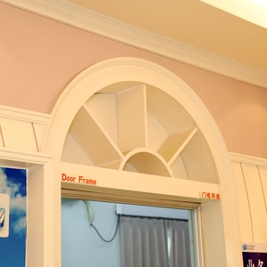 Panneau de façade en PVC résistant aux intempéries Potentech, sans entretien, pour la finition extérieure des toits, panneau en PVC Formex - Product Image 4