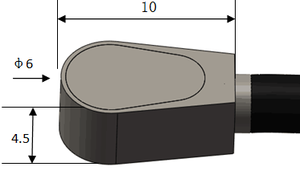 A17C01 เครื่องวัดความเร่งแบบ Uniaxial Charge Type PE ขนาดเล็กสำหรับการวัดการสั่นสะเทือนจากแรงกระแทกขนาดใหญ่ - Product Image 4