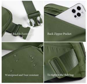 Muestra Gratis de Riñonera Unisex Mini con Correa Ajustable, Riñonera Pequeña para Entrenamiento, Correr, Viajar, Senderismo - Product Image 5