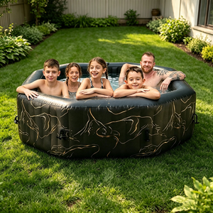 Vente en gros de <span class=keywords><strong>jacuzzi</strong></span> <span class=keywords><strong>gonflable</strong></span> DWF, spa extérieur, grande piscine à bulles, piscine de massage, spa <span class=keywords><strong>gonflable</strong></span> pour les sports nautiques - Product Image 6