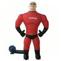Modèle de personnage de mascotte de dessin animé gonflable personnalisé, figurine gonflable publicitaire extérieure pour la décoration d'événements