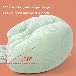 60x30x5cm soutien <span class=keywords><strong>de</strong></span> grossesse en forme <span class=keywords><strong>de</strong></span> U femme enceinte <span class=keywords><strong>oreiller</strong></span> multi-fonction taille Protection côté dormir oreillers <span class=keywords><strong>de</strong></span> maternité - Product Image 2