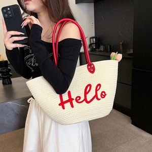 Sacs fourre-tout tissés en corde de coton, grande capacité, pour femme, idéaux pour les voyages, le shopping et les activités de plein air – Vente en gros usine - Product Image 3