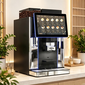 เครื่องชงกาแฟอัตโนมัติระดับมืออาชีพ พร้อมระบบนมสด ชงเอสเพรสโซ คาปูชิโน ลาเต้ สำหรับโรงแรม สำนักงาน ร้านอาหาร - Product Image 1