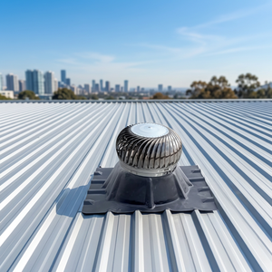 Plaques de base en polycarbonate transparent personnalisables, résistantes aux chocs, pour la fixation des ventilateurs d'air de toit turbo - Product Image 1