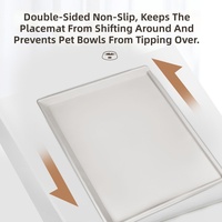 Tapis de protection imperméable en silicone BPlus pour animaux de compagnie – Surface facile à nettoyer – Protège les tapis et les sols durs des taches d'urine et des traces.