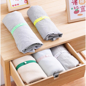 Elastic Clothes Binding Strap Solid Color Home Textile Use With Folded Clothing Storage Solution - Product Image 4
