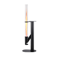 Poêle à bois portable de haute qualité EJ FG9805 au design moderne pour l'extérieur, en acier inoxydable, robuste, de type fusée, pour le jardin