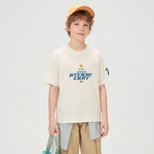 T-<span class=keywords><strong>shirt</strong></span> graphique 100 % coton MZJ pour <span class=keywords><strong>garçons</strong></span>, <span class=keywords><strong>tee</strong></span>-<span class=keywords><strong>shirt</strong></span> à manches courtes et col rond pour enfants avec imprimé lettres, t-<span class=keywords><strong>shirt</strong></span> de sport décontracté pour 6-14 ans - Product Image 1