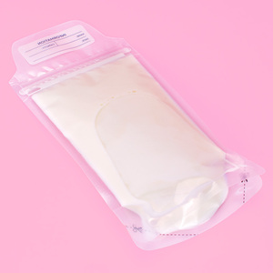 High Quality Transparent Baby Sterilized Barrier <strong>Pouch</strong> Self-standing Freezing Breast <strong>Milk</strong> Storage Bag - Product Image 5