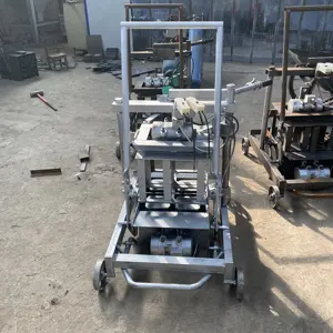 Cheapest Price Of Brick Machine Mobile Small Concrete Hollow Solid Cement Diesel Engine Block Making Machine