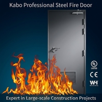 Puerta ignífuga con certificación UL para protección contra incendios en EE. UU., disponible en lotes según lo solicite.