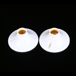 Soporte de bombilla LED E27, enchufe cuadrado redondo con interruptor de enchufe de ee. Uu., Base E27 para hogar 6A 110V-220V - Product Image 1