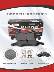 DSS vende al por mayor piezas de freno de coche Pastilla De Freno delantera sin asbesto pastillas de freno de cerámica de fibra de carbono para coche BYD <span class=keywords><strong>Ford</strong></span> - Product Image 6