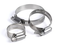Bon prix, collier de serrage réglable, engrenage à vis sans fin 201 304 colliers de serrage en acier inoxydable