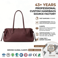 Luxuriöse Maßanfertigung Geometrisches Design Kissenförmige Handtasche mit Reißverschluss Wasserdichte Vintage Minimalistische Bedruckte Handtasche