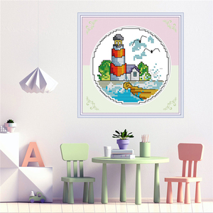 Ysdnkf — Kit de broderie à motifs, carte de paysage, décoration de salon, Kits en tricot, artisanat, point de croix - Product Image 2