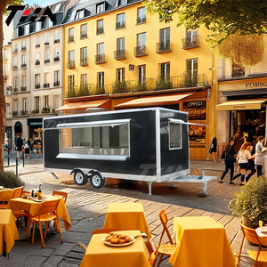 <span class=keywords><strong>Camion</strong></span> de nourriture en acier inoxydable, nouveaux chariots de rue mobiles pour restaurant, boulangerie, café, remorque mobile à vendre - Product Image 1