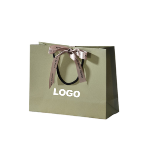 Sacs en papier écologiques imprimés avec logo personnalisé, sacs de shopping de haute qualité pour vêtements, cadeaux, chaussures - Product Image 1