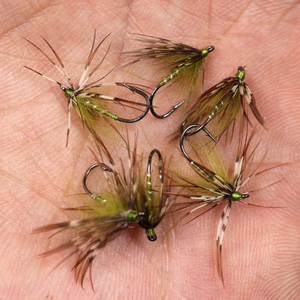 Tenkara Nymph-moscas húmedas <span class=keywords><strong>para</strong></span> pesca de trucha, Mosca de pesca, suave, Spider, trucha, salmón, cebo, señuelos, negro, naranja, amarillo - Product Image 3