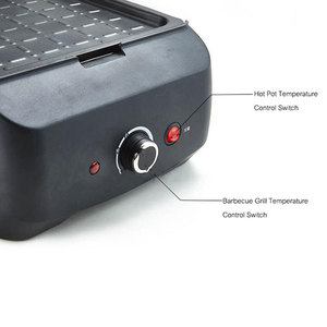 ZY Parrilla Giratoria Multifunción para Kebab, Asador Rotatorio Doméstico, Olla Caliente, Barbacoa sin Humo, Horno de Barbacoa - Product Image 5