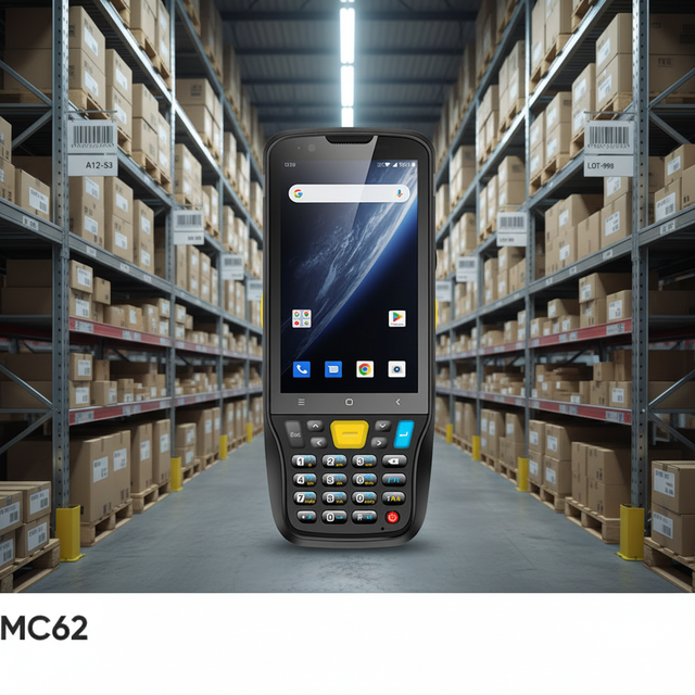 Chainway MC62 Mobile Computer Android 13 Rugged SmartPhone CM60 2D Scanner Scanner with Numeric Keypad 4-inch for Logistics