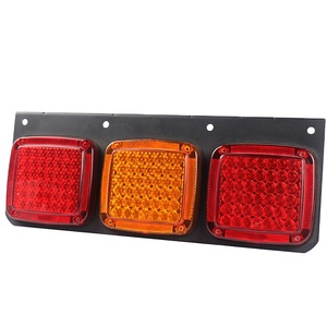 Nhà sản xuất đèn đuôi 14 tuổi IP67 Chống Nước 12V 24V ba ống kính kết hợp đèn đuôi cho xe kéo - Product Image 1