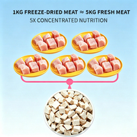 Friandises pour chiens à base de viande de poulet pure lyophilisée OEM ODM, prix de vente directe, aliments pour animaux de compagnie, friandises sèches pour chiens