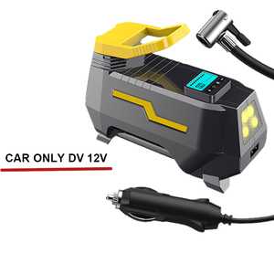 Compresseur d'air, gonfleur de pneus de voiture, pompe robuste, gonfleur de pneus, pompe gonflable, léger, Portable, 12V Max, moto, noir - Product Image 3
