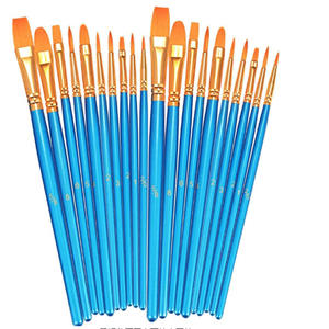 Ensemble de 10 pinceaux pour la peinture artistique, aquarelle, peinture acrylique, peinture à l'huile, pinceau d'artiste - Product Image 3