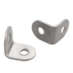 Soporte de ángulo de acero inoxidable de 90 grados en forma de L, pieza de conexión de herrajes para estanterías y muebles del hogar - Product Image 3