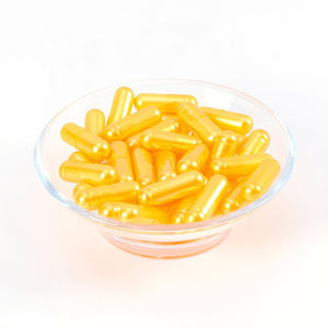 00 #0 # Pullulan kapsul kosong mutiara warna emas ukuran 0 00 kapsul Halal Vegetarian kosong keras - Product Image 4