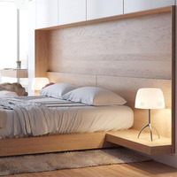 Tête de lit en bois pour lit Queen, design de tête de lit pour hôtel