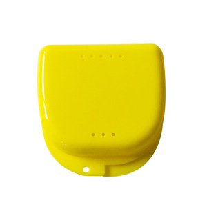 Denture Storage Box Plastic Small Dental <b>Retainer</b> <b>Case</b> For Teeth Whitening Adult Use - Product Image 2