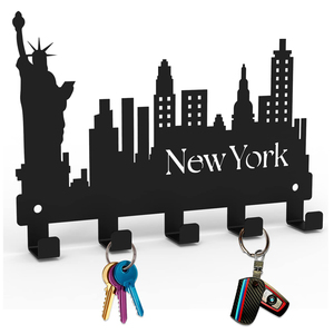 Tùy Chỉnh Treo Tường Móc Chìa Khóa Giá Nhà Asesories Trang Trí Nội Thất Kim Loại Tường Giữ Chìa Khóa Cho Tường - Product Image 3