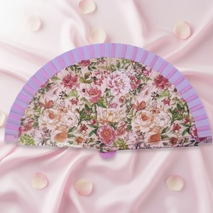 Ventilador Portátil Mini de Bambú Personalizado al por Mayor, Abanicos Decorativos Elegantes para Baile, Ideales para Fiestas y el Hogar - Product Image 4