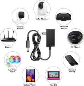 Ac DC Power adapter 5V 9V 12V 1A 1.5A 2A với EU Anh Mỹ AU cắm điện cung cấp điện adapter - Product Image 1
