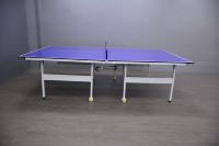 Table de ping-pong professionnelle 15MDF pour l'entraînement en salle avec roulettes Tables de tennis de table mobiles pliables