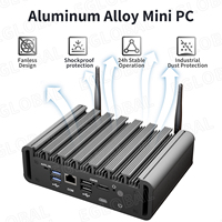 EGLOBAL Router Firewall PfSense de 12.ª Generación J6412, 6LAN I226V, LAN de 2.5G, Mini PC Industrial Barebone DDR4, Nuevo, Compatible con VPN de 4-6 Sesiones