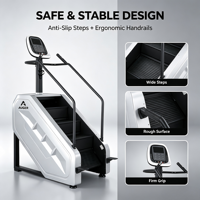 Machine à grimper les escaliers professionnelle, robuste, avec plateforme rotative, équipement de fitness cardio pour salle de sport