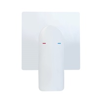 Mitigeur de douche thermostatique moderne à un seul trou pour salle de bain, robinet mural encastré, ensemble de vanne de douche dissimulée