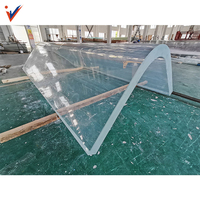2024 nouveaux produits feuille acrylique transparente pour aquarium cylindrique, fenêtre d'aquarium acrylique transparente personnalisée en usine