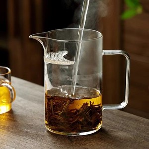 Hiện đại Kung Fu cao Borosilicate Glass Tea Set trong suốt lưỡi liềm công bằng Cup với bộ lọc thống nhất cup Run Rẩy - Product Image 2