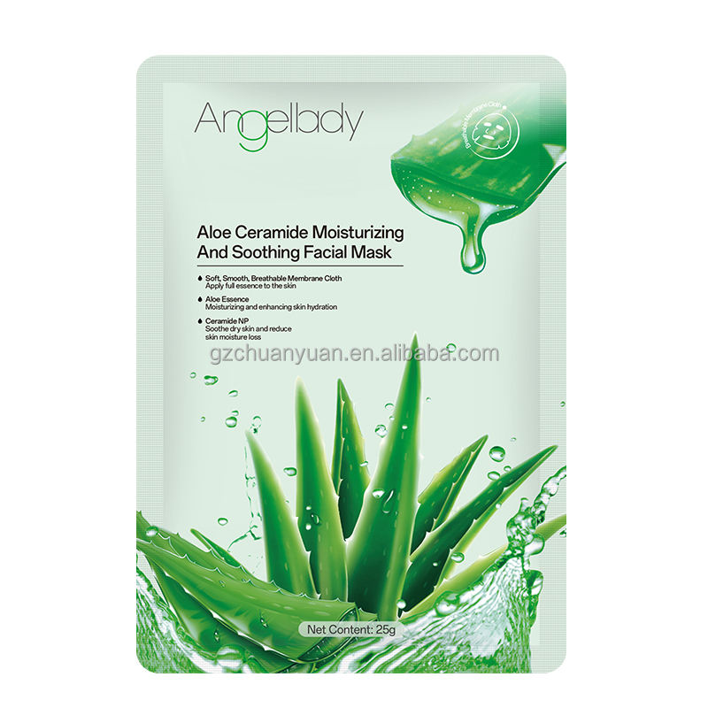 Aloe ceramide moisturizing soothing facial mask