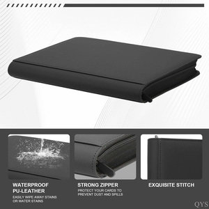 สมุดเก็บการ์ดสะสม QYS Premium PU Leather Toploader Binder 9 ช่อง สำหรับเก็บสะสมการ์ด - Product Image 1